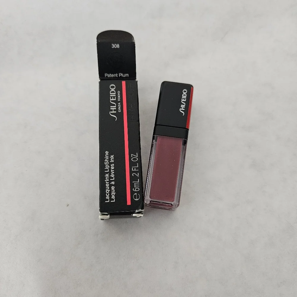 Shiseido‎ LaquerInk LipShine PATENT PLUM 308